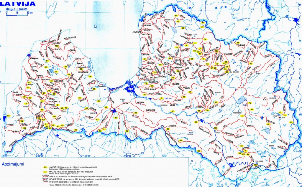 Latvijas mazo hes karte 2001.g. ar saiti uz pdf datni